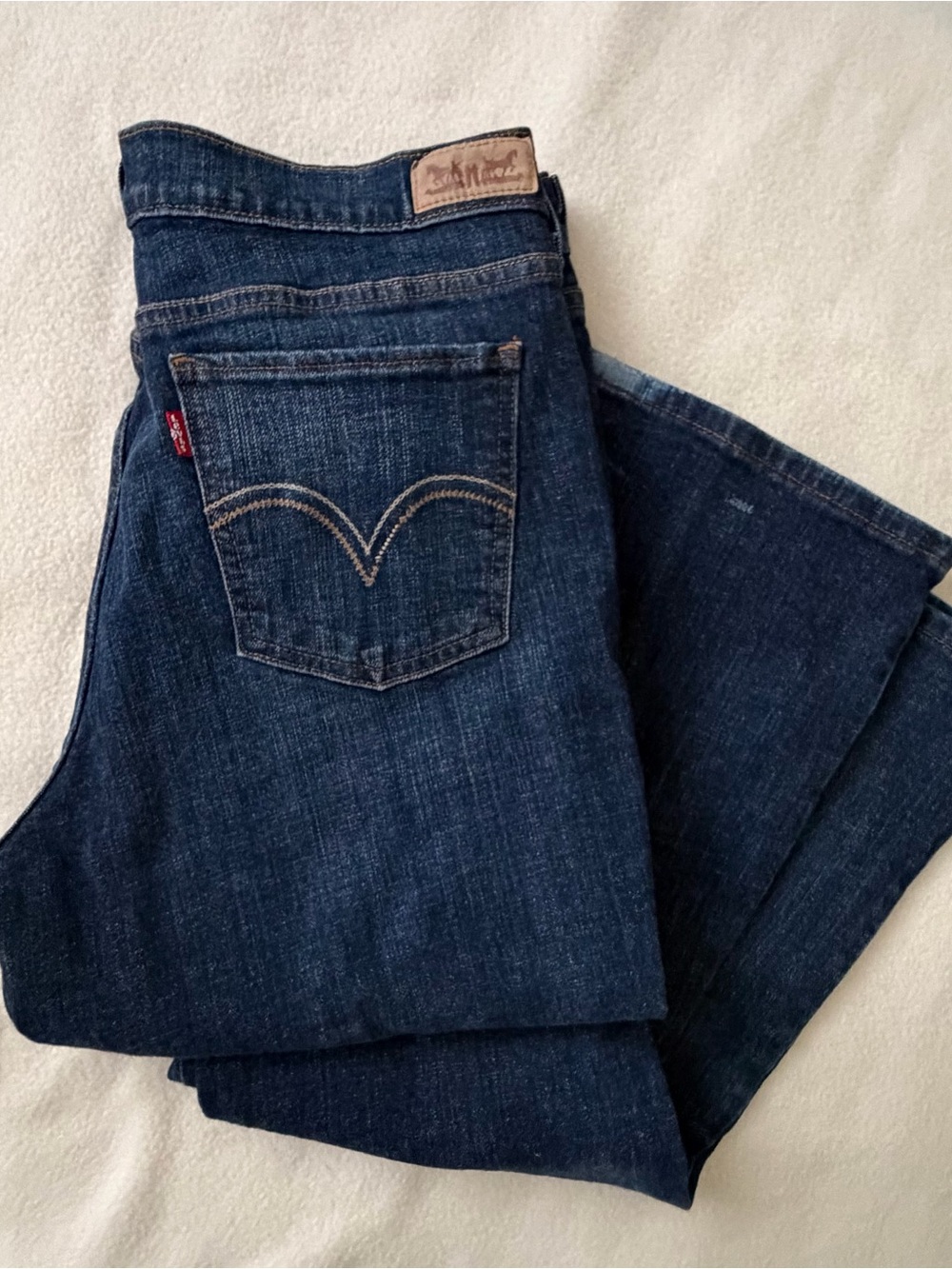 Levi's 515 Boot Cut Dark Wash Jeans – Size 14 S/C
